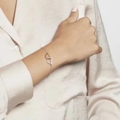 Histoire D'Or Bracelet Argent Bicolore Fethi 7 Histoire D'Or Bracelet Argent Bicolore Fethi -Boucles d'Oreilles Soldes FABF2W0647 model0