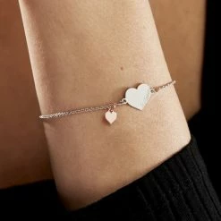 Histoire D'Or Bracelet Iella Argent Bicolore -Boucles d'Oreilles Soldes FABF2W2001 model1