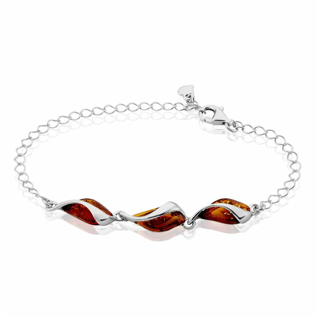Histoire D'Or Bracelet Argent Blanc Eve-liseae Ambre 3 Histoire D'Or Bracelet Argent Blanc Eve-liseae Ambre