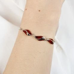 Histoire D'Or Bracelet Argent Blanc Eve-liseae Ambre 11 Histoire D'Or Bracelet Argent Blanc Eve-liseae Ambre -Boucles d'Oreilles Soldes FABFBIM134 model1