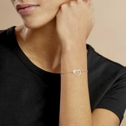 Histoire D'Or Bracelet Cosima Argent Blanc -Boucles d'Oreilles Soldes FABFBW004K model0