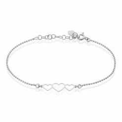 Histoire D'Or Bracelet Love Love Argent Blanc