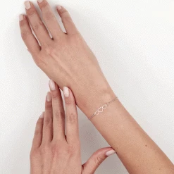 Histoire D'Or Bracelet Love Love Argent Blanc -Boucles d'Oreilles Soldes FABFBW004P view2