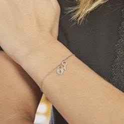 Histoire D'Or Bracelet Argent Blanc Kenocha -Boucles d'Oreilles Soldes FABFBW014U model0