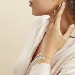 Histoire D'Or Bracelet Argent Blanc Laios -Boucles d'Oreilles Soldes FABFBW014V model0