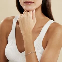 Histoire D'Or Bracelet Nateba Argent Blanc -Boucles d'Oreilles Soldes FABFBW0877 model0