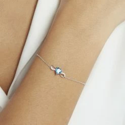 Histoire D'Or Bracelet Argent Blanc Atieno Oxyde De Zirconium -Boucles d'Oreilles Soldes FABFBZ6002 model1