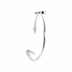 Histoire D'Or Bracelet Jonc Veronike Argent Blanc Oxyde De Zirconium -Boucles d'Oreilles Soldes FABFBZW01I view1