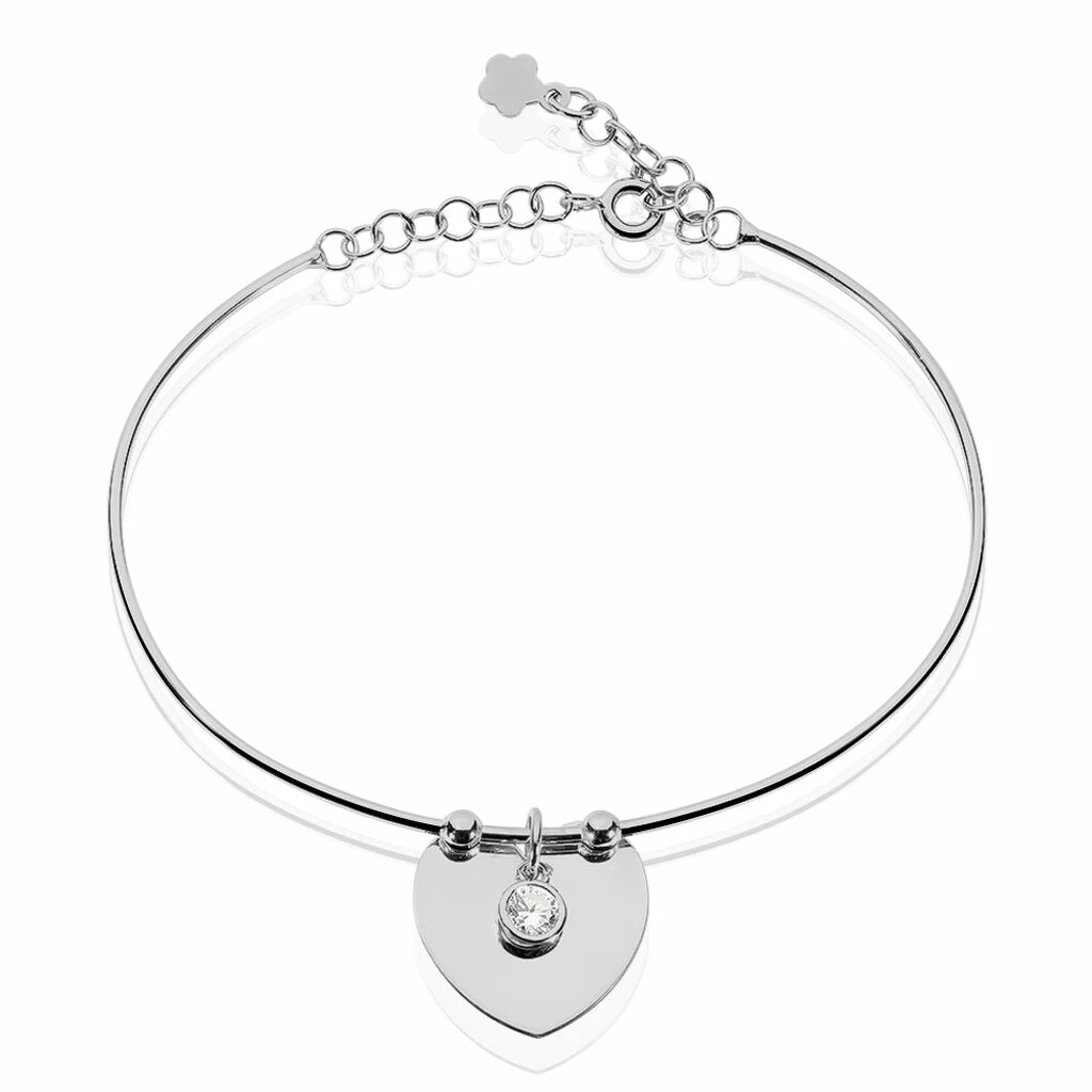 Histoire D'Or Bracelet Jonc Ylla Argent Blanc Oxyde De Zirconium 3 Histoire D'Or Bracelet Jonc Ylla Argent Blanc Oxyde De Zirconium