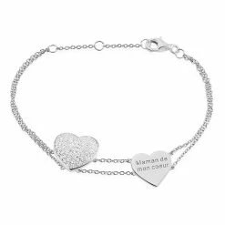 Histoire D'Or Bracelet Amarita Argent Blanc Oxyde De Zirconium