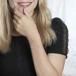 Histoire D'Or Bracelet Gasparde Argent Blanc Oxyde De Zirconium -Boucles d'Oreilles Soldes FABFBZW0TL model0