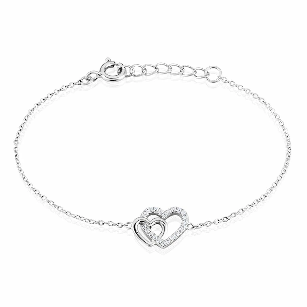 Histoire D'Or Bracelet Argent Blanc Marina Oxydes De Zirconium 3 Histoire D'Or Bracelet Argent Blanc Marina Oxydes De Zirconium