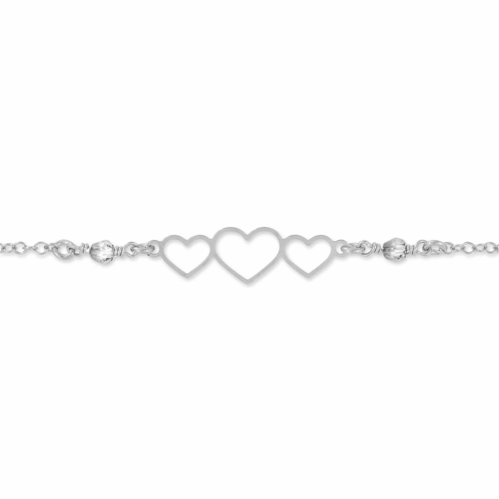 Histoire D'Or Bracelet Love Love Argent Blanc Oxyde De Zirconium 4 Histoire D'Or Bracelet Love Love Argent Blanc Oxyde De Zirconium – Image 2