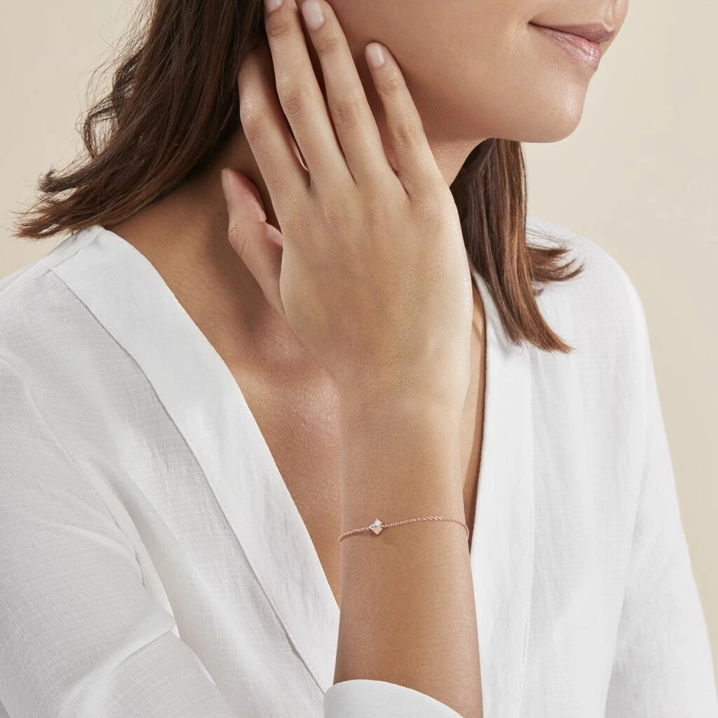 Histoire D'Or Bracelet Rossana Argent Rose Turquoise Blanche 5 Histoire D'Or Bracelet Rossana Argent Rose Turquoise Blanche – Image 3