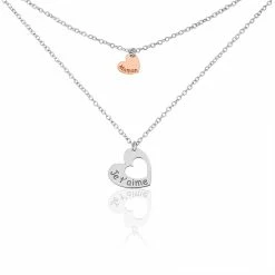 Histoire D'Or Collier Menia Argent Bicolore