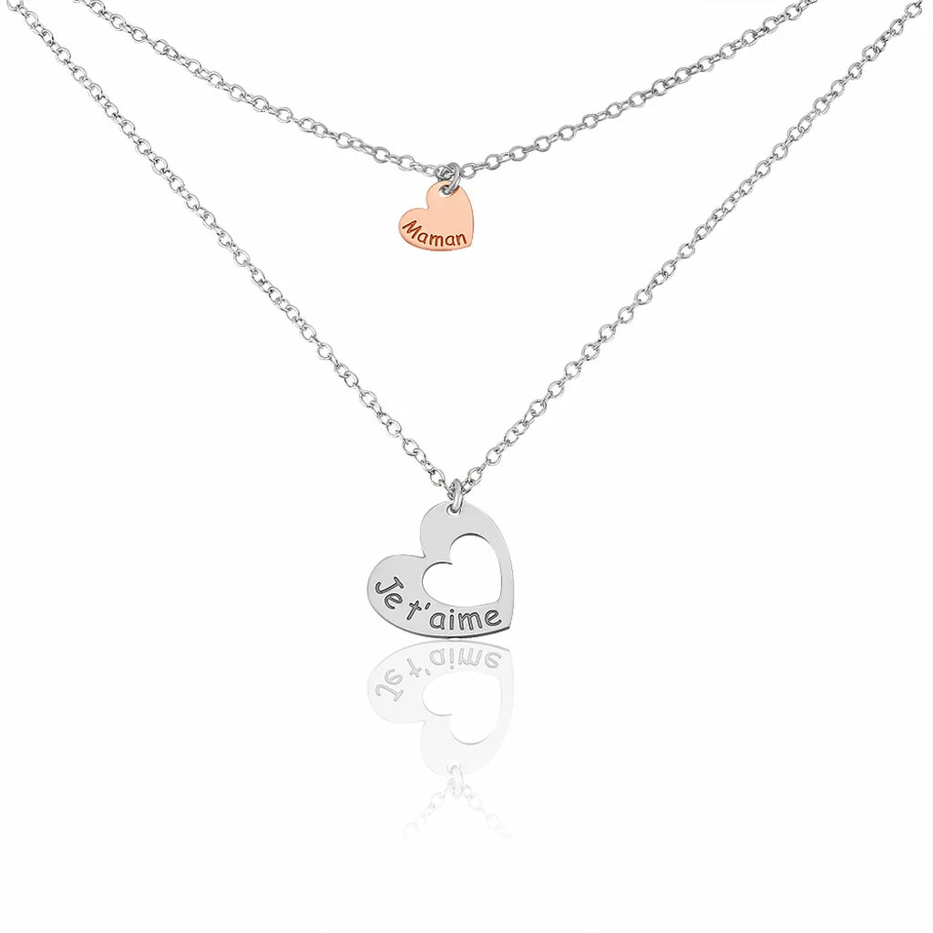 Histoire D'Or Collier Menia Argent Bicolore 3 Histoire D'Or Collier Menia Argent Bicolore