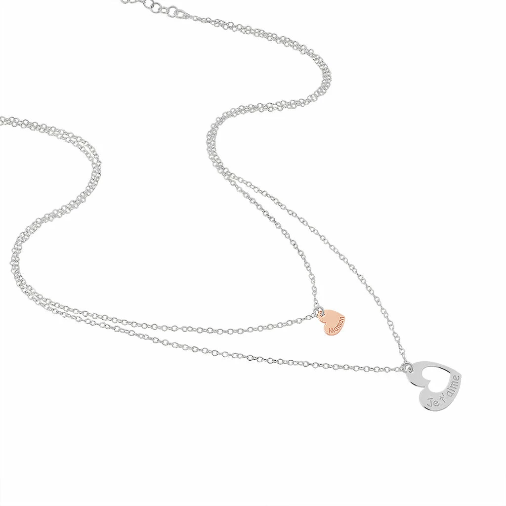 Histoire D'Or Collier Menia Argent Bicolore 4 Histoire D'Or Collier Menia Argent Bicolore – Image 2