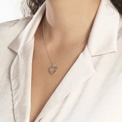 Histoire D'Or Collier Argent Bicolore Fethi 9 Histoire D'Or Collier Argent Bicolore Fethi -Boucles d'Oreilles Soldes FACF2W0630 model1