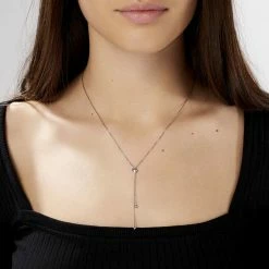 Histoire D'Or Collier Leandra Argent Blanc 8 Histoire D'Or Collier Leandra Argent Blanc -Boucles d'Oreilles Soldes FACFBW00I5 model0