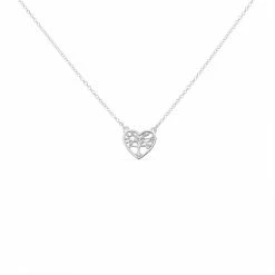 Histoire D'Or Collier Elwenn Argent Blanc