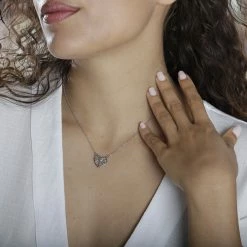 Histoire D'Or Collier Elwenn Argent Blanc -Boucles d'Oreilles Soldes FACFBW00ZC model0