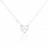Histoire D'Or Collier Lovia Argent Blanc