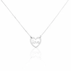 Histoire D'Or Collier Lovia Argent Blanc