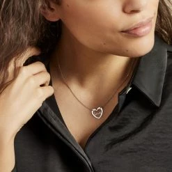 Histoire D'Or Collier Lovia Argent Blanc 8 Histoire D'Or Collier Lovia Argent Blanc -Boucles d'Oreilles Soldes FACFBW016L model0