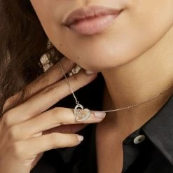 Histoire D'Or Collier Lovia Argent Blanc 9 Histoire D'Or Collier Lovia Argent Blanc -Boucles d'Oreilles Soldes FACFBW016L model1