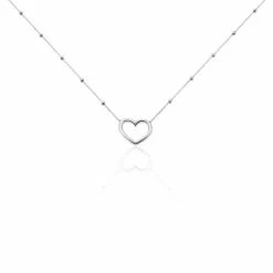 Histoire D'Or Collier Argent Blanc Gyoso