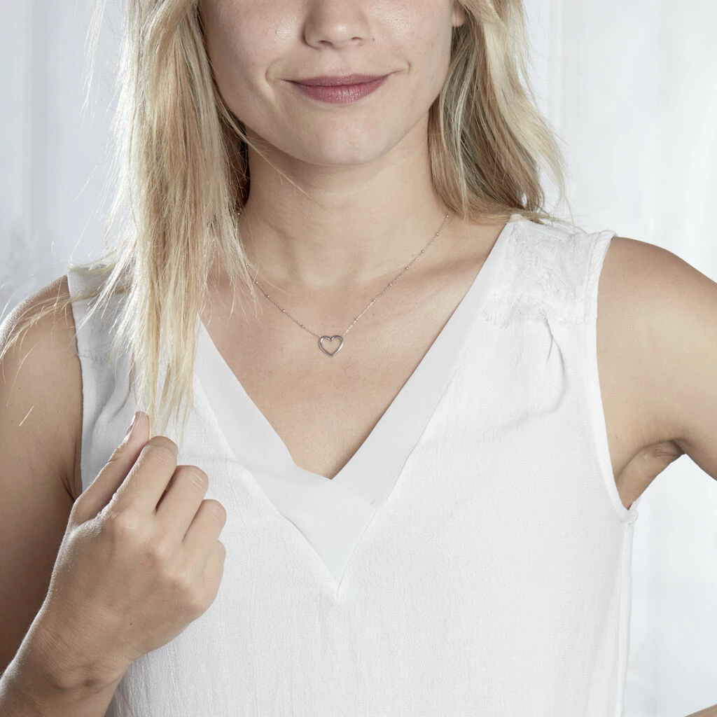 Histoire D'Or Collier Argent Blanc Gyoso 5 Histoire D'Or Collier Argent Blanc Gyoso – Image 3