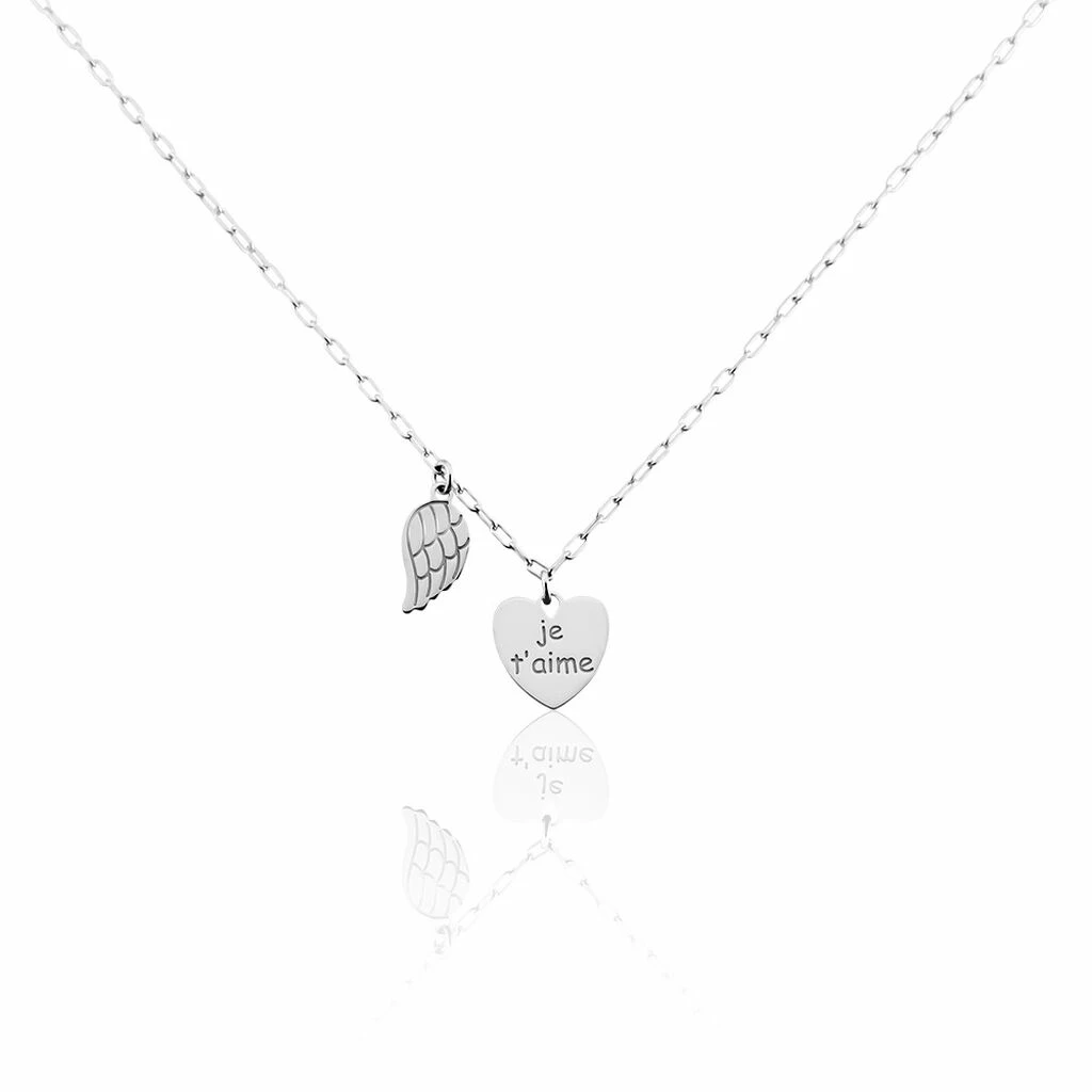 Histoire D'Or Collier Argent Blanc Laios 3 Histoire D'Or Collier Argent Blanc Laios