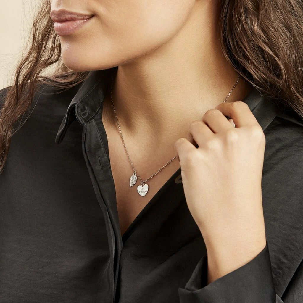 Histoire D'Or Collier Argent Blanc Laios 5 Histoire D'Or Collier Argent Blanc Laios – Image 3