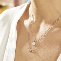 Histoire D'Or Collier Argent Blanc Laux -Boucles d'Oreilles Soldes FACFBW01A6 model1