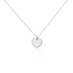 Histoire D'Or Collier Argent Blanc Miureall