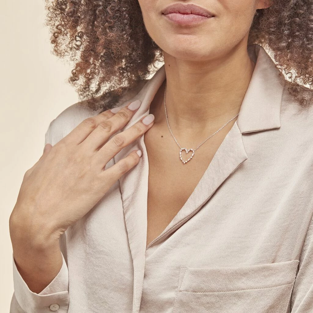 Histoire D'Or Collier Argent Gaucher Oxydes De Zirconium 5 Histoire D'Or Collier Argent Gaucher Oxydes De Zirconium – Image 3