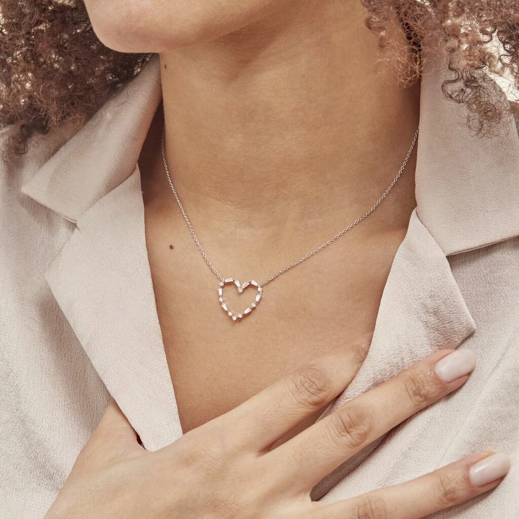 Histoire D'Or Collier Argent Gaucher Oxydes De Zirconium 6 Histoire D'Or Collier Argent Gaucher Oxydes De Zirconium – Image 4