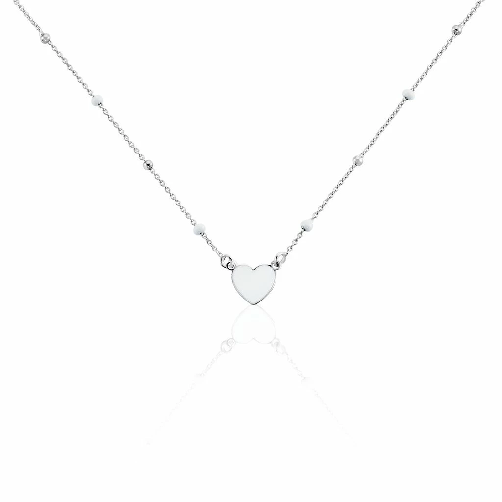 Histoire D'Or Collier Argent Blanc Augustine 3 Histoire D'Or Collier Argent Blanc Augustine