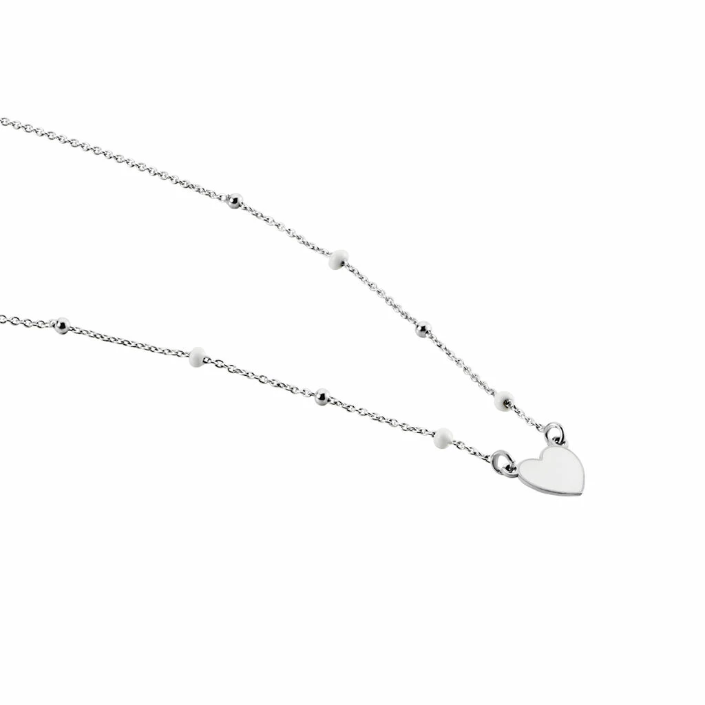 Histoire D'Or Collier Argent Blanc Augustine 4 Histoire D'Or Collier Argent Blanc Augustine – Image 2