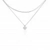 Histoire D'Or Collier Argent Blanc Sapphira
