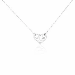 Histoire D'Or Collier Elda Argent Blanc