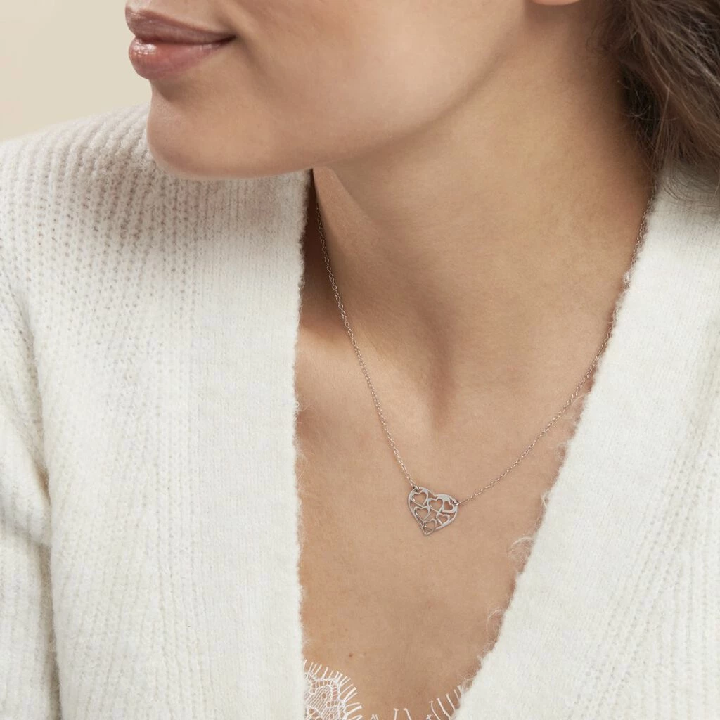 Histoire D'Or Collier Elda Argent Blanc 6 Histoire D'Or Collier Elda Argent Blanc – Image 4