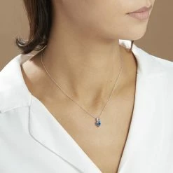 Histoire D'Or Collier Argent Blanc Atieno Oxyde De Zirconium -Boucles d'Oreilles Soldes FACFBZ6003 model0