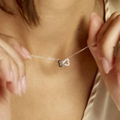 Histoire D'Or Collier Marcella Argent Blanc Oxyde De Zirconium -Boucles d'Oreilles Soldes FACFBZD081 model1