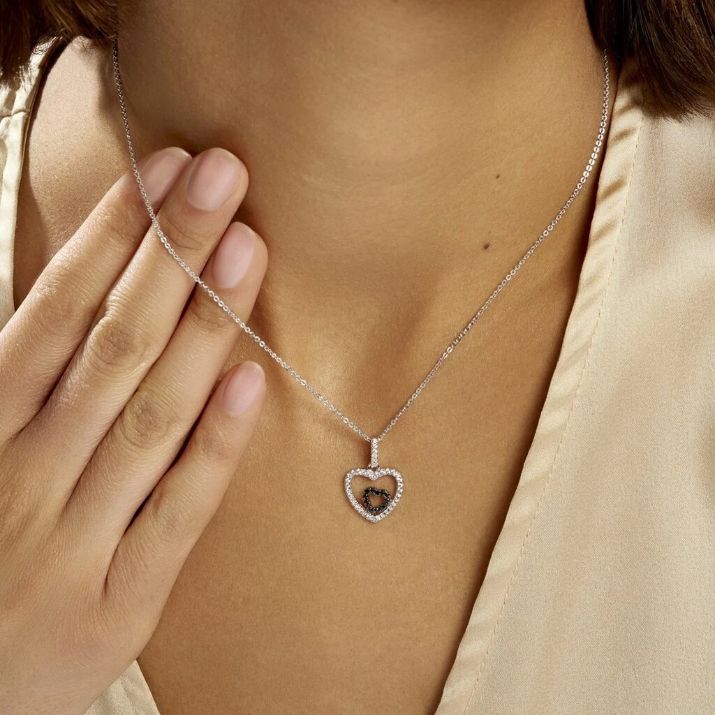 Histoire D'Or Collier Yelin Argent Blanc Oxyde De Zirconium 6 Histoire D'Or Collier Yelin Argent Blanc Oxyde De Zirconium – Image 4