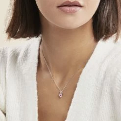 Histoire D'Or Collier Argent Blanc Atieno Oxyde De Zirconium 8 Histoire D'Or Collier Argent Blanc Atieno Oxyde De Zirconium -Boucles d'Oreilles Soldes FACFBZS054 model0