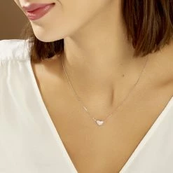 Histoire D'Or Collier Alois Argent Blanc Oxyde De Zirconium -Boucles d'Oreilles Soldes FACFBZW10C model0