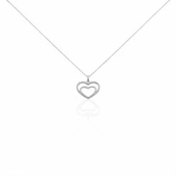 Histoire D'Or Collier Gasparde Argent Blanc Oxyde De Zirconium