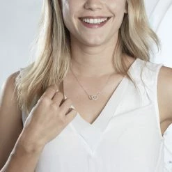 Histoire D'Or Collier Gasparde Argent Blanc Oxyde De Zirconium -Boucles d'Oreilles Soldes FACFBZW1NA model0