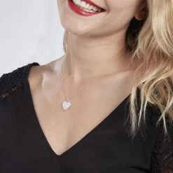 Histoire D'Or Collier Corazon Argent Blanc Oxyde De Zirconium -Boucles d'Oreilles Soldes FACFBZW1NR model0